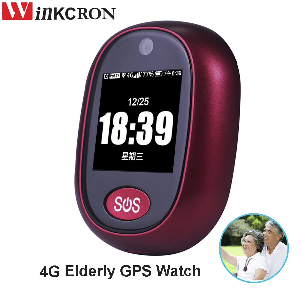Fall Detection Watch - 2026 엘더 4G 스마트워치 V45 터치