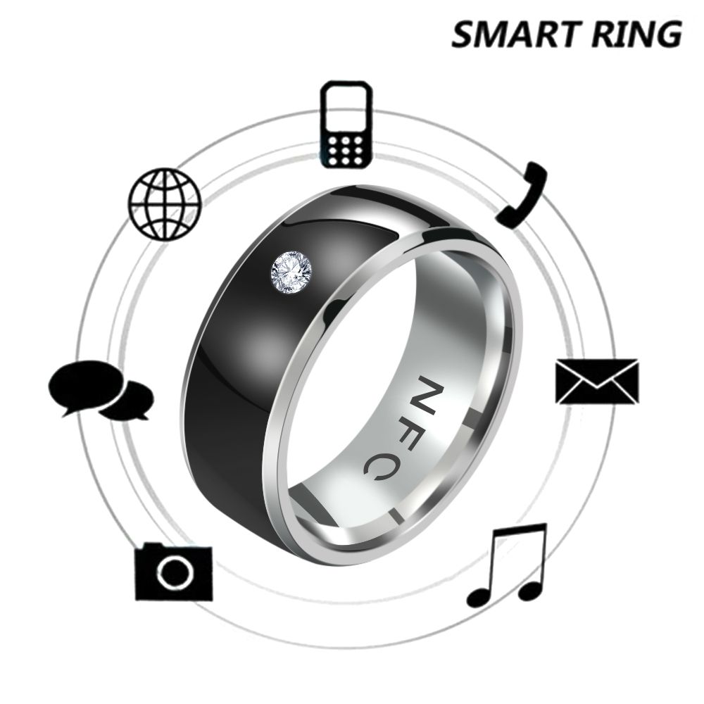 NFC 스마트 손가락 반지 패션 라인 석 반지 지능형  - Smart Ring Nfc Pay 리뷰 및 가격
